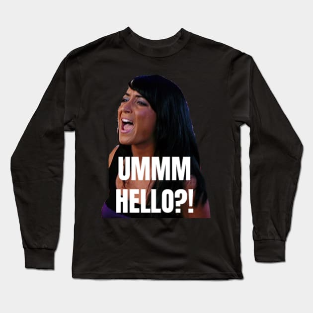 UMMM HELLO?! Long Sleeve T-Shirt by ematzzz